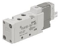 SYJ5123-5LOU-M5-Q, SMC 5/2 Pneumatic Solenoid Valve Spring/Solenoid Metric M5 x 0.8 SYJ5000 Series, Клапан