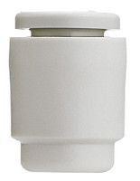 KQ2C04-00A, SMC 4mm Brass, PBT, PP, Stainless Steel Cap