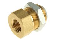 KQ2E10-02A, SMC Pneumatic Bulkhead Threaded-to-Tube Adapter, Push In 10 mm, Rc 1/4 Female BSPPx10mm, Переходник