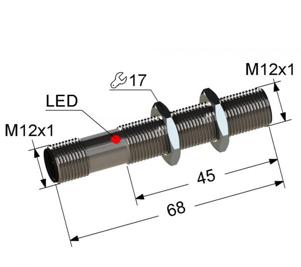 Индуктивный датчик PS2-12M68-2B31-C4