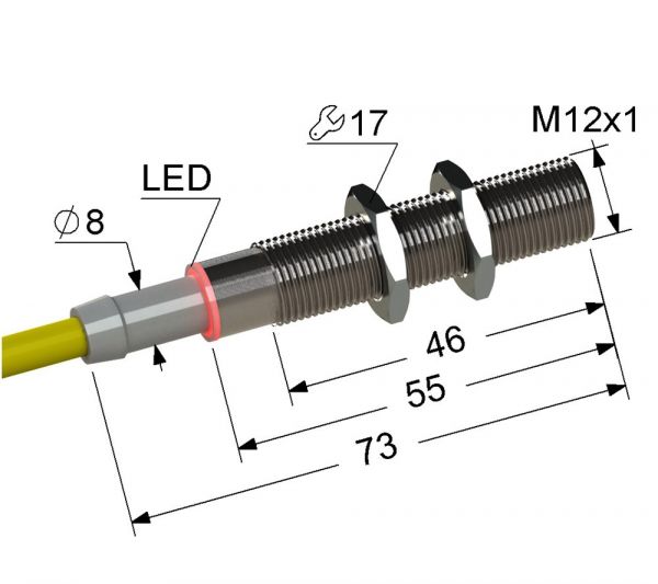 Индуктивный датчик PS2-12M73-2B21-Z