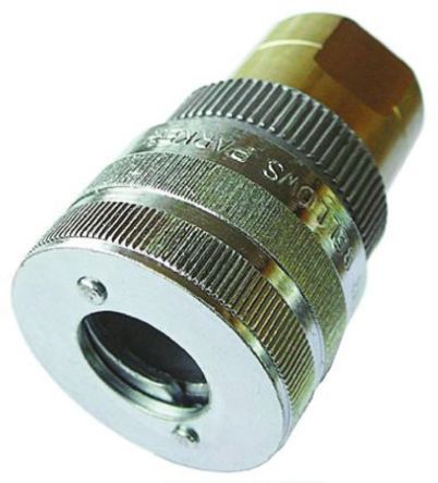 1054EL-12, Parker Pneumatic Quick Connect Coupling Aluminium 1/4 in Threaded, Муфта