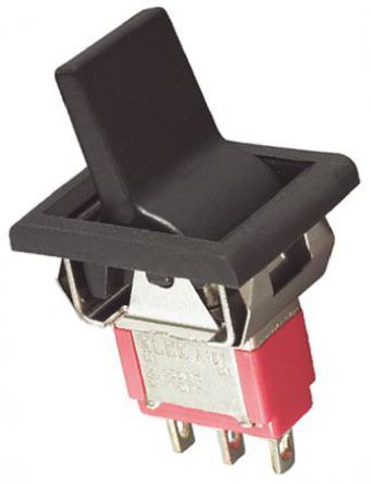 A101J61ZQ0004, TE Connectivity Single Pole Double Throw (SPDT), On-(On) Rocker Switch, Клавишный переключатель