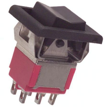 A203J51ZQ0004, TE Connectivity Double Pole Double Throw (DPDT), On-Off-On Rocker Switch, Клавишный переключатель