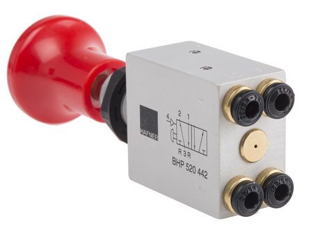 BHP-520-442-RW, RS PRO Push Pull 4/2 Pneumatic Manual Control Valve BHP Series, Клапан