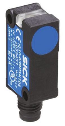 IQ10-03BPSKW2S, Sick Inductive Sensor - Block, PNP-NO Output, 3 mm Detection, IP67, IP68, Cable Terminal, Индуктивный датчик приближения