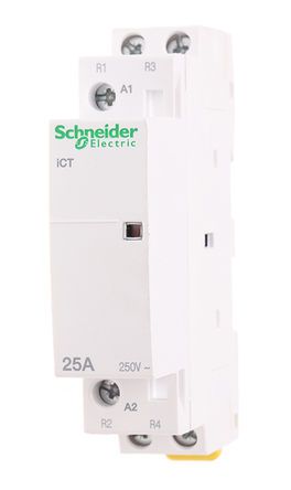 A9C20736, Schneider Electric 2 Pole Contactor - 25 A, 230 V ac Coil, Acti 9, 2NC, Контактор