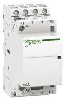 A9C20838, Schneider Electric 4 Pole Contactor - 25 A, 230 V ac Coil, Acti 9, 2NO/2NC, Контактор