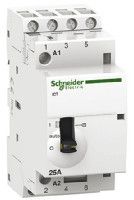 A9C21834, Schneider Electric 4 Pole Contactor - 25 A, 230 V ac Coil, Acti 9, 4NO, Контактор