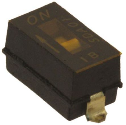 SDA01H0SBR, C & K 1 Way Surface Mount DIP Switch SPST, Flush Actuator, Переключатель