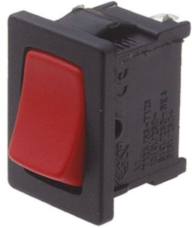 A113319000000, Molveno Single Pole Double Throw (SPDT), On-(On) Rocker Switch Panel Mount, Клавишный переключатель