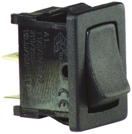 A111311000000, Molveno Single Pole Single Throw (SPST), On-None-Off Rocker Switch Panel Mount, Клавишный переключатель