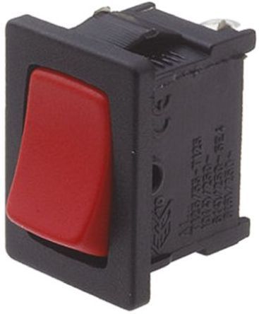 A111319000000, Molveno Single Pole Single Throw (SPST), On-None-Off Rocker Switch Panel Mount, Клавишный переключатель