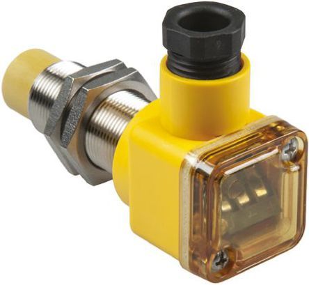 NI12U-EG18SK-AN6X, Turck M18 x 1 Inductive Sensor - Barrel, NPN-NO Output, 12 mm Detection, IP68, PG9 Gland Terminal, Индуктивный датчик приближения