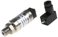 PS-G1000-6A4, RS PRO Pressure Sensor for Air, Gas, Hydraulic Fluid, Liquid, Water , 1bar Max Pressure Reading Voltage, Датчик давления