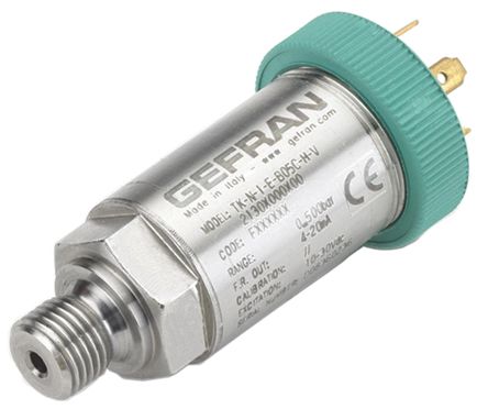 TK-E-1-E-B01D-H-V 2130X000X00, Gefran Pressure Sensor for Fluid , 10bar Max Pressure Reading Current, Voltage, Датчик давления