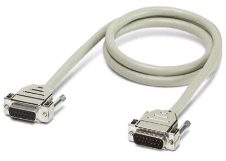 2302191, Phoenix Contact D-Sub Miniature Female, Male Connecting Cable for use with Controller