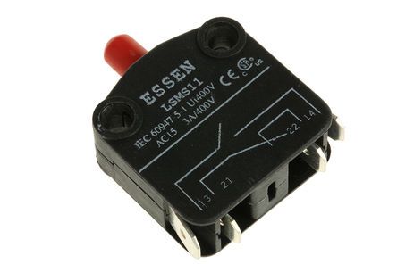 LSMS-11, RS PRO SPDT-NO/NC Plunger Microswitch, 6 A @ 400 V ac, Микропереключатель