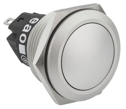 82-6571.1000, EAO Single Pole Double Throw (SPDT) Momentary Push Button Switch, IP65, IP67, 22 (Dia.)mm, Panel Mount, 250V ac, Кнопочный переключатель