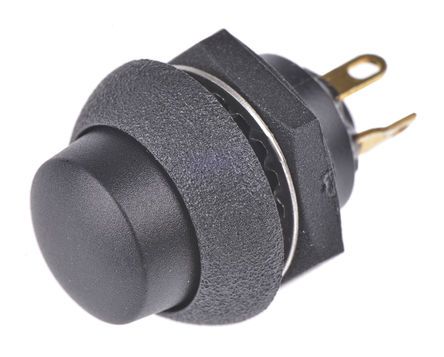 P9-613122, Otto Single Pole Double Throw (SPDT) Momentary Push Button Switch, IP64, Panel Mount, 28V dc, Кнопочный переключатель