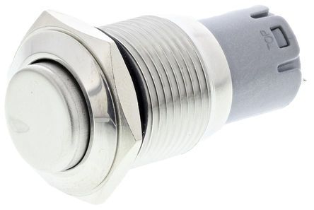 AV02-B32-M3-R, RS PRO Single Pole Double Throw (SPDT) Momentary Push Button Switch, IP65, IP67, 16 (Dia.)mm, Panel Mount, 250V ac, Кнопочный переключатель