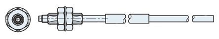 FT-43, Panasonic Plastic Fibre Optic Sensor 1400 mm, IP67, Волоконно-оптический датчик