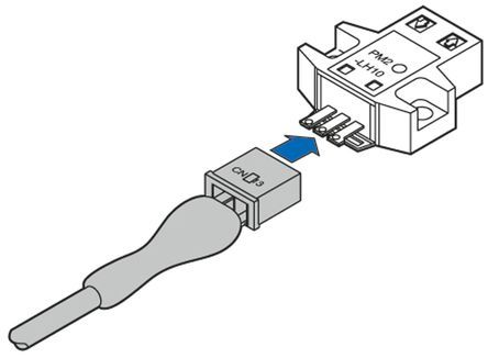 CN-13-C1, Panasonic 3 Pin Connector Male Connector for use with PM-2 Series Micro Photo Electric Sensor