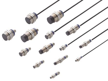 GX-M8B-P-Z, Panasonic M8 x 1 Inductive Sensor - Barrel, PNP-NC Output, 1.5 mm Detection, IP67, IP69K, M12 - 4 Pin Terminal, Индуктивный датчик приближения