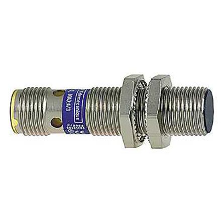 XS1N12PC410D, Telemecanique Sensors M12 x 1 Inductive Sensor - Barrel, PNP-NO/NC Output, 2 mm Detection, IP67, M12 - 4 Pin Terminal, Индуктивный датчик приближения