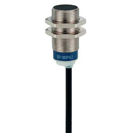 XS618B1PAL5, Telemecanique Sensors M18 x 1 Inductive Sensor - Barrel, PNP-NO Output, 8 mm Detection, IP68, IP69K, Cable Terminal, Индуктивный датчик приближения