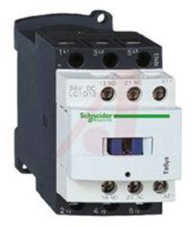 LC1D12X7, Schneider Electric 3 Pole Contactor - 12 A, 660 V ac Coil, TeSys D, 3NO, 11 kW, Контактор