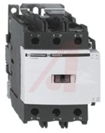 LC1D806B7, Schneider Electric 3 Pole Contactor - 80 A, 24 V ac Coil, TeSys D, 3NO, 37 kW, Контактор