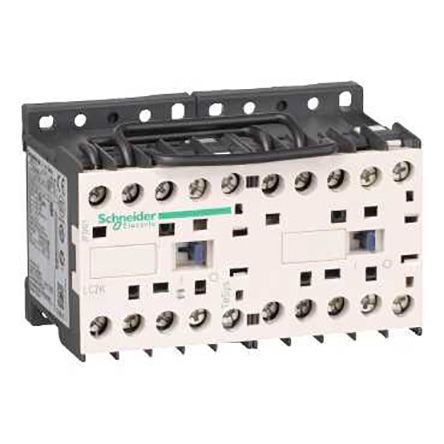 LC2K0601F7, Schneider Electric 3 Pole Reversing Reversing Contactor - 6 A, 110 V ac Coil, TeSys K, 1NC, 2.2 kW, Контактор