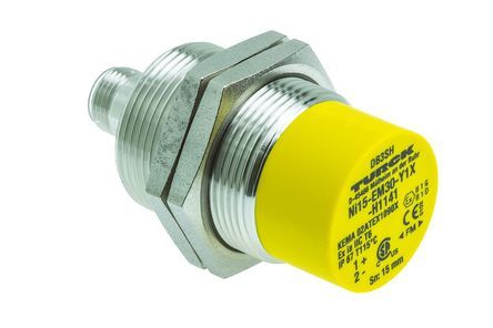 Ni15-EM30-Y1X-H1141, Turck M30 x 1.5 Inductive Sensor - Barrel, NAMUR Output, 15 mm Detection, IP67, M12 - 4 Pin Terminal, Индуктивный датчик приближения