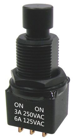 700H-DP1-PJBJM1GE, RS PRO Double Pole Double Throw (DPDT) Latching Push Button Switch, IP67, PCB, 28V dc, Кнопочный переключатель