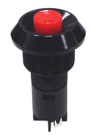 700F21P3B1M1QE, RS PRO Single Pole Single Throw (SPST) Momentary Push Button Switch, PCB, 28V dc, Кнопочный переключатель