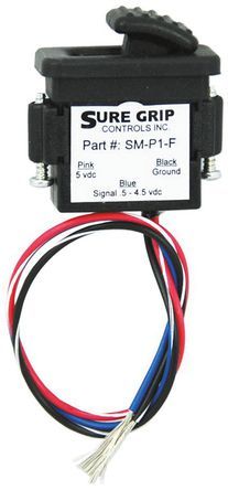 SM-P1-F, Suregrip IP66 Hall Effect Switch Slide Pre-wired Proportional On-Off-On, Maximum of 5 V dc, Переключатель