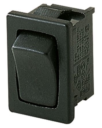 01801.6101-02, Marquardt Single Pole Single Throw (SPST), On-None-Off Rocker Switch Panel Mount, Клавишный переключатель