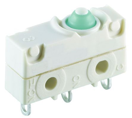 01045.0102-00, Marquardt SPDT Button Microswitch, 5 A @ 250 V ac, Микропереключатель