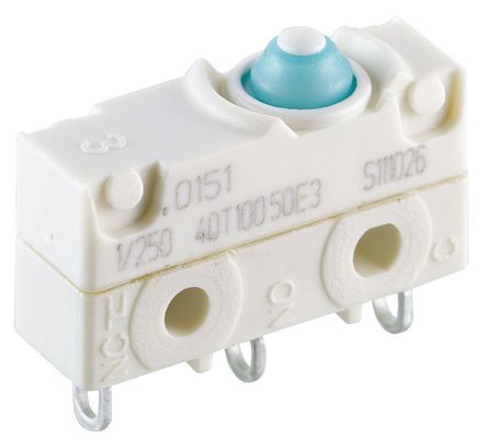 01045.0151-00, Marquardt SPDT Button Microswitch, 1 A @ 250 V ac, Микропереключатель