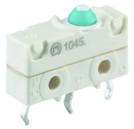 01045.2251-00, Marquardt SPDT Button Microswitch, 1 A @ 250 V ac, Микропереключатель