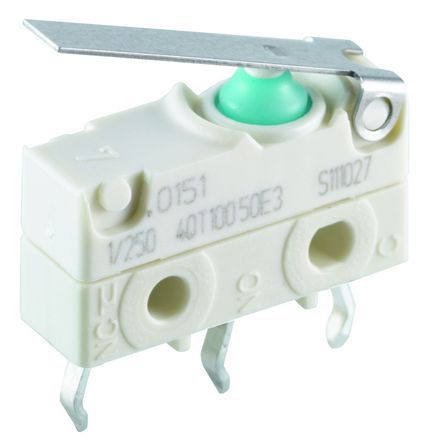 01045.7102-00, Marquardt SPDT Lever Microswitch, 6 A @ 250 V ac, Микропереключатель