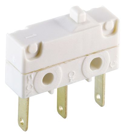 01046.1103-00, Marquardt SPDT Button Microswitch, 10 A @ 250 V ac, Микропереключатель