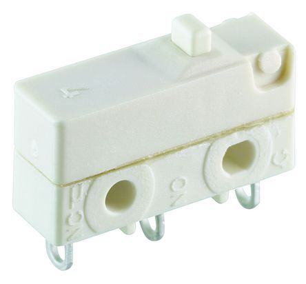 01046.0104-00, Marquardt SPDT Button Microswitch, 6 A @ 250 V ac, Микропереключатель