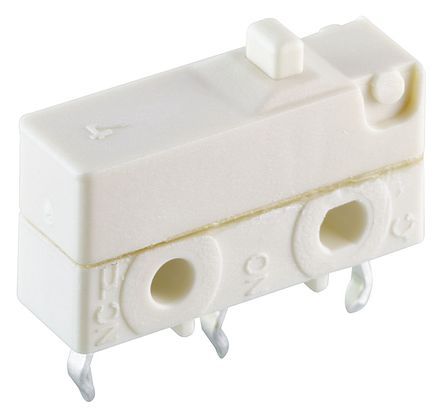 01046.2904-00, Marquardt SPDT Button Microswitch, 6 A @ 250 V ac, Микропереключатель