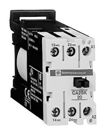 CA2SK20G7, Schneider Electric Contactor Relay - 2NO, 10 A Contact Rating, Контактор