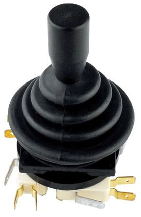 CV6-YQ-04R2G, RS PRO, 2 Way Joystick Switch Knob, Spring Return, IP65 Rated, 250V ac, Джойстик-переключатель