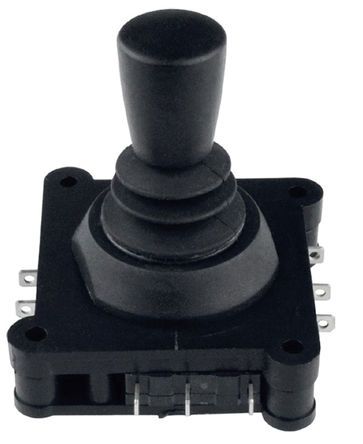 CV4A-YQ-04R2G, RS PRO, 2 Way Joystick Switch Knob, Spring Return, IP65 Rated, 250V ac, Джойстик-переключатель