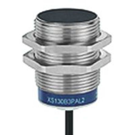 XS130B3NAL2, Telemecanique Sensors M30 x 1.5 Inductive Sensor - Barrel, NPN-NO Output, 15 mm Detection, IP65, IP67, Cable Terminal, Индуктивный датчик приближения