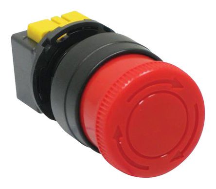 HA1E-V2S2R, Idec Double Pole Double Throw (DPDT) Latching Push Button Switch, IP65, 16.2 (Dia.)mm, Panel Mount, 250V ac/dc, Кнопочный переключатель